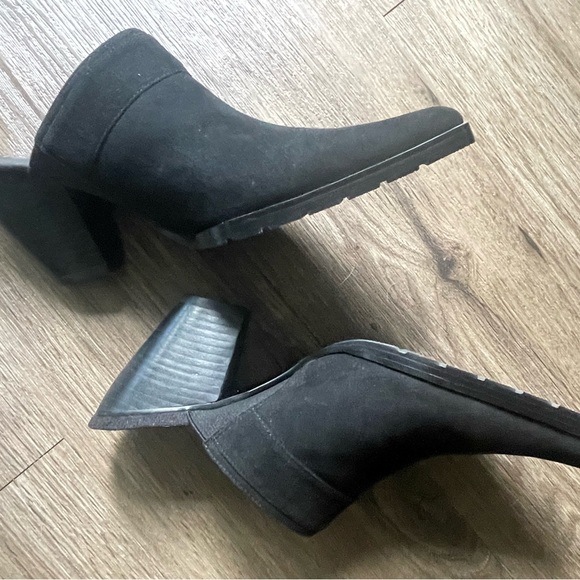 NEW RSVP Hank Black Suede Boots Women’s 8M - Picture 6 of 10